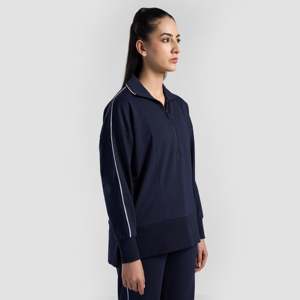 Haut en tricot Pulse Pro Upper Navy pour femme, coupe régulière - Product Image 3