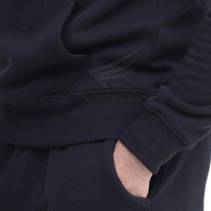 Custom Color 100% Cotton Eco-Friendly Winter Hooded Solid <b>Pullover</b> <b>Men</b> Tracksuit Casual Breathable Quick Dry Lightweight Made - Product Image 6