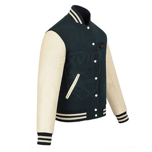 Veste en cuir pour homme, nouvelle conception, couleur personnalisée, veste de style universitaire, streetwear, vêtements chauds, veste d'hiver pour homme - Product Image 3