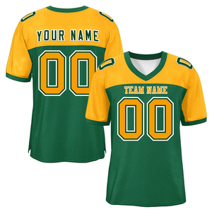 2025 Nouveaux modèles Maillots de football américain pour équipes Respirant Léger Maillot de football américain sur mesure tarif bon marché - Product Image 6