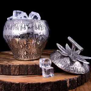 <b>Ice</b> <b>Bucket</b> <b>with</b> Acrylic <b>Lid</b> Luxury Party Collection Engraved Promotional Tub Made by Zahid Exports - Product Image 5