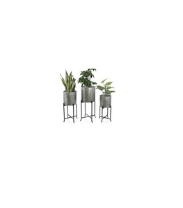 Macetas de jardín Diseño colgante Maceta de metal vintage Decoración de plantas verdes Diseño interior y exterior Macetas de metal estándar - Product Image 6