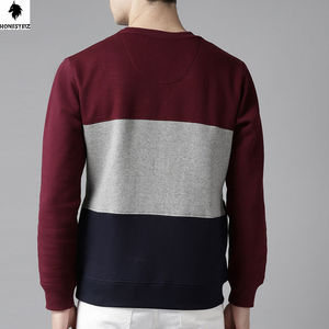 Sweat-shirt à capuche en coton épais pour homme vintage imprimé éponge française délavé à l'acide, technique brodée d'hiver, motif solide - Product Image 3