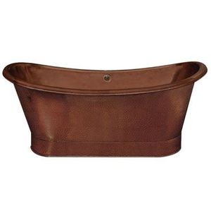 Baignoire en cuivre de qualité supérieure avec construction faite à la main de haute qualité et ambiance rustique élégante - Product Image 4