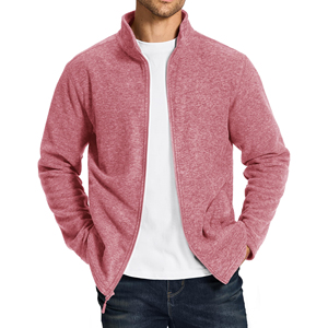 Men's Solid Color Stand <b>Collar</b> Plus Size Fleece Thickened Warm <b>Jacket</b> Plus Cotton Warm <b>Jacket</b> For Men High Quality Design <b>Jacket</b> - Product Image 3