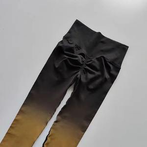 Leggins de Yoga de cintura media de punto con logotipo personalizado para mujer - Product Image 6