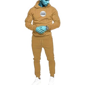Wholesale Premium 100 Cotton Drop Shoulder Hoodie And Jogger Pants 2 Piece Tracksuit Set - Product Image 6