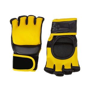 Gants de MMA les plus vendus, haute qualité, personnalisés, demi-doigts, respirants, en cuir et PVC, tailles professionnelles, vente en gros - Product Image 2