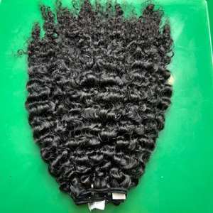 CDYHAIRVN – Lots de Cheveux Humains Bruts Bouclés Birmans Premium, Texture Naturelle à Boucles Serrées, Non Traités, Cuticules Alignées, Épaisseur et Densité Maximales - Product Image 2