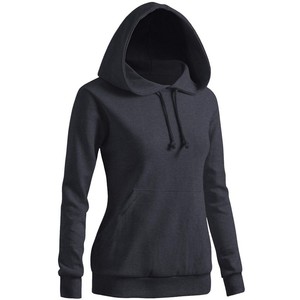 เสื้อฮู้ดดี้ผู้หญิงแบบปรับแต่งได้ ทรงหลวม แขนยาว สีพื้น เสื้อสตรีทแวร์ ผ้าฝ้ายระบายอากาศ สวมใส่สบาย เหมาะสำหรับฤดูหนาว - Product Image 1