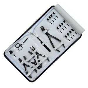 Hair Extension <b>Tools</b> Kit with Micro Bead Crimping and Removal Pliers Tape-In Sealing <b>Tool</b> Bond Cutter & Wire Loop Hook - Product Image 6