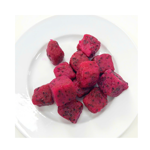 Rodajas de fruta de dragón blanco congelado, textura suave, naturalmente dulce, perfecto para una mezcla de fruta congelada saludable - Product Image 1