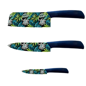 Nuevos Cuchillos de Chef Profesionales de Primera Calidad, Juego de 5 Piezas, Cerámica y Plástico, Aptos para Lavavajillas, Uso Diario en el Hogar, Tareas de Cocina, Gran Venta - Product Image 1