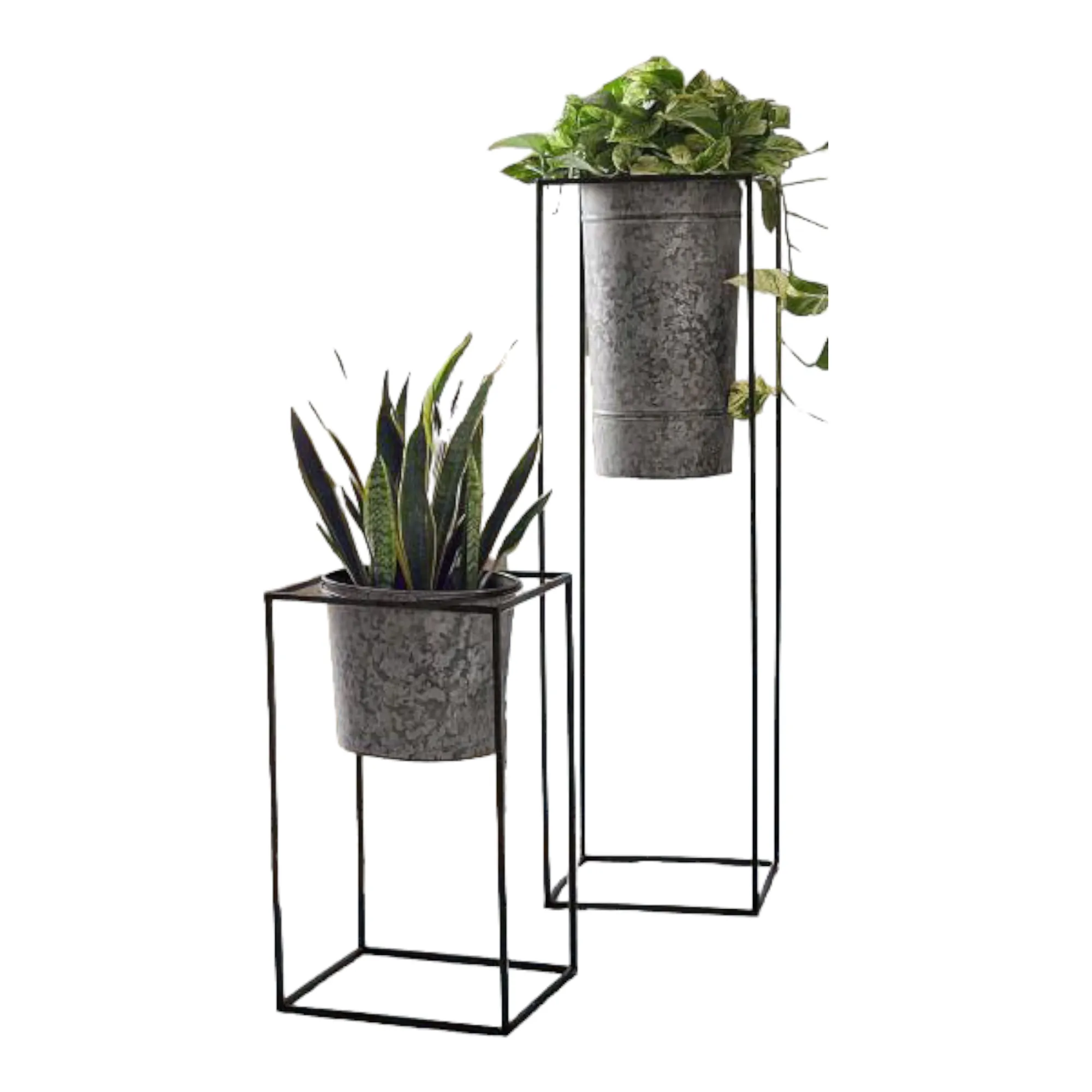 Custom Planter Plant Stand Indoor Outdoor Decorative Potted Holder for Home Decor Showpiece for Flower Pots & Planters