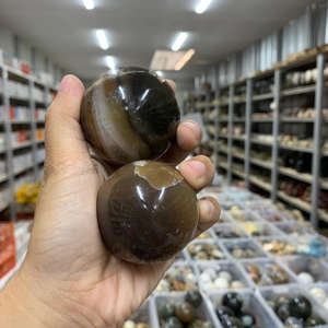 Venta al por Mayor de Esferas de Jaspe Natural de Jawa Barat de Alta Calidad, Piedras Preciosas Pulimentadas, Artesanía, Cristal Curativo, Decoración, Indocraftstone - Product Image 4