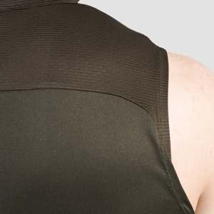 Camisetas sin mangas de poliéster de secado rápido Olive Bounce para hombre - Product Image 6
