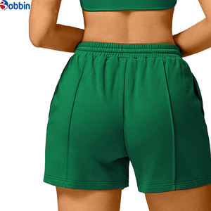 Shorts de yoga décontractés pour femmes, style nouveau, respirants, à séchage rapide, en coton, taille mi-haute, pour l'été, la salle de sport, l'entraînement, avec poche - Product Image 6