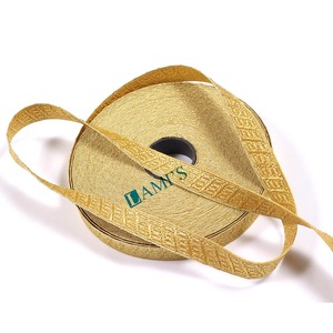 OEM lingotes de encaje personalizado francés trenza zapatos decoración al por mayor lingotes de oro trenza textil artesanía Color personalizado logotipo personalizado - Product Image 4