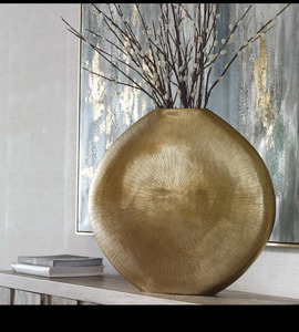 Chic Stainless Steel Flower <b>Vase</b> Contemporary Style for Any Room Boho Inspired Metal Flower <b>Vase</b> Vibrant and <b>Unique</b> Decor - Product Image 3