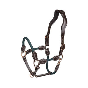 Vente en gros 2024 tailles personnalisées licou d'équitation en nylon solide style de selle occidentale licous en cuir PP avec logo - Product Image 2