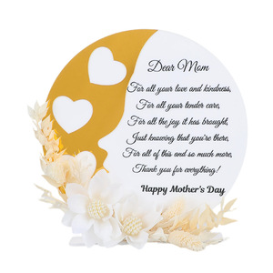 Insegna per la Festa della Mamma, Decorazione da Tavolo, Cartello 'Grateful', Insegna da Scrivania, Decorazione per la Festa della Mamma - Product Image 6