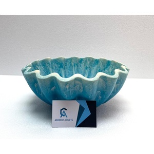 Design moderne Bol en résine pour la maison Hôtel Vaisselle Unique Tourbillon Résine Marbre Bol à salade Bol à fruits Mariage Événements Salle à manger Décor - Product Image 1