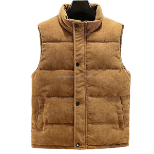 Chaleco Acolchado Casual para Hombre, Estilo Deportivo, Resistente al Viento, Reversible, Sin Mangas, Ropa de Invierno, Cierre de Cremallera, Fabricante OEM - Product Image 1