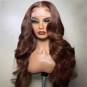 <span class=keywords><strong>Parrucca</strong></span> 13x4 Long Body Wave HD Trasparente per Donna, Pre-Plucked con Baby Hair, Densità 250%, <span class=keywords><strong>Capelli</strong></span> Umani <span class=keywords><strong>Veri</strong></span>, Senza Colla - Product Image 4