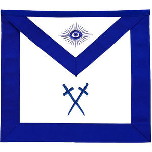 Delantal Grand Master Mason Delantal Vestido completo Collar de cadena - Product Image 2