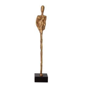Vintage Design Metal <b>Sculpture</b> With <b>Gold</b> Finished for Home Decor Decorations for Home Art Decor Living Room Office Bedroom - Product Image 1