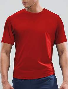 T-shirts de course athlétique à manches courtes en polyester pour hommes, UPF 50 + - Product Image 2