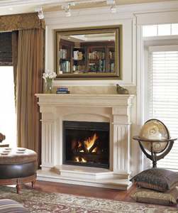 Cheminées en grès sur mesure pour espaces intérieurs classiques et contemporains Style rustique pour hôtels et salons de ferme - Product Image 1