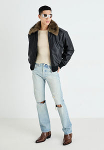 Chaqueta de cuero para hombre de talla grande personalizada de alta calidad de manga larga Varsity Letterman Heavy Fit Practical Men de Huzaifa - Product Image 2