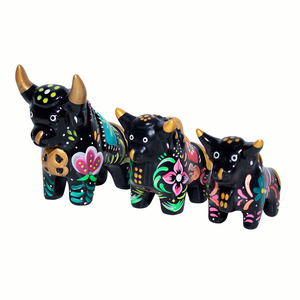 งานฝีมือปูคารา รูปวัว 8.5 ซม. เปรูแท้ 100% - Product Image 6