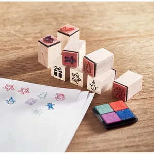 Set di 8 Timbri Natalizi Personalizzati per Merchandising - Product Image 2