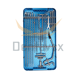 Juego de Instrumentos Quirúrgicos DENTAVEX, Kit de Fijación Espinal y Ortopédica, Acero Inoxidable con Certificación CE, Reutilizable, OEM Disponible - Product Image 2