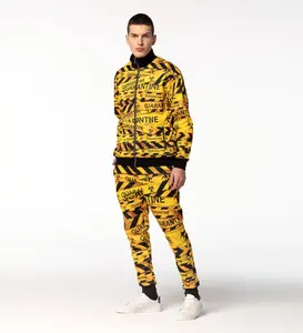 ชุดวอร์มลำลองพิมพ์ลายซับลิเมชั่นสำหรับฤดูหนาว โรงงานรับผลิตแบบ OEM เสื้อผ้าแฟชั่นสั่งทำ แบรนด์ส่วนตัว วัสดุนุ่ม แห้งเร็ว ผู้จัดจำหน่ายชุดออกกำลังกาย - Product Image 1