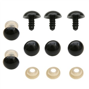 Ojo de Frijol Negro Acrílico en Espiral Personalizado en Existencia, Ojo de Animal, Ojo de Muñeca Pequeño, Ojos de Muñeca, Estilo de Vida Unisex - Product Image 3