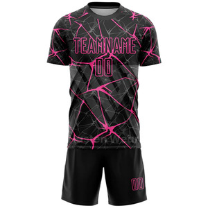 Uniforme de football pour homme, taille adulte, coupe régulière, service OEM unisexe, coupe confortable, uniforme de football de haute qualité, couleur unie - Product Image 2