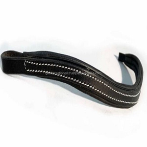 Tylish-banda de cuero con forma de caballo, diseño personalizado cosido en blanco, completamente COB - Product Image 2