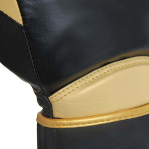 Gants de boxe en cuir artificiel personnalisés avec sangle de poignet réglable pour la fermeture, rembourrage en mousse protectrice - Gants en cuir PU de qualité supérieure - Product Image 2