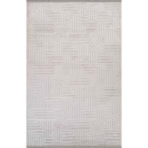 Alfombra Moderna Trendo TR001 de Rugs Depot, 100% Polipropileno, Fácil de Limpiar, Antideslizante, Duradera, con Corte y Bucle, para Dormitorio/Estudio, Gris - Product Image 1
