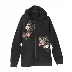 Solid Color Best Selling Women Embroidery Hoodies Over Size <b>Top</b> Quality Best Price Embroidery Hoodies - Product Image 4