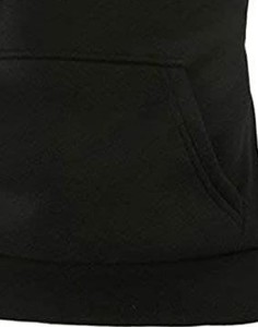 Sudaderas con Capucha de Algodón 100% para Hombre, Estilo Casual de Invierno, Color Sólido, Logotipo y Diseño Personalizados, Alta Calidad - Product Image 4