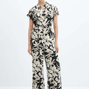 Mono de Yoga Casual Transpirable para Mujer, Moda 2025, Nuevo, Estilo Denim, Cintura Media, Sin Tirantes, Pantalones Holgados, Spandex/Poliéster, Control de Abdomen - Product Image 6