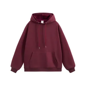 Unisex Oversized Custom Print Winter Thermal Fleece Men's Hoodies Sweatshirts with Custom Colors and Eco-Friendly Features - Product Image 2