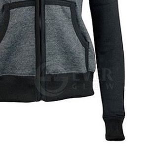 Vente en gros de sweats à capuche pour femmes sur mesure sweats à capuche de couleur unie sweats à capuche pour femmes de haute qualité - Product Image 5