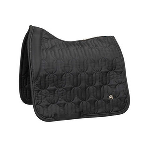Euro Cavall 2025 Colección de almohadillas para SILLÍN Acolchado Negro Deep Nights Dressage Saddle Pad - Product Image 1