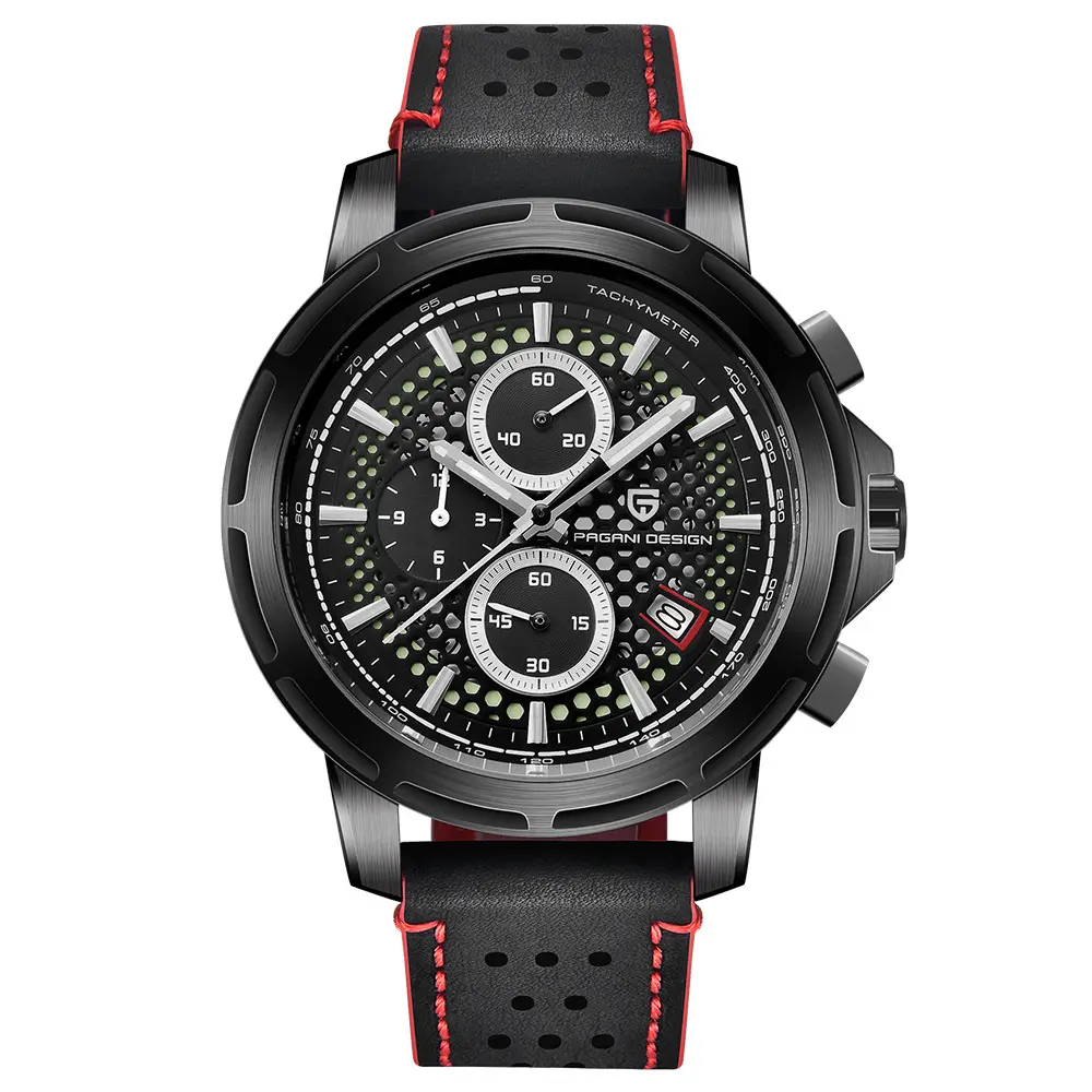 PAGANI DESIGN PD-1641 New Luxury Men Mechanical Wristwatch Stainless Steel GMT Watch Top Brand Sapphire Glass Men Watches