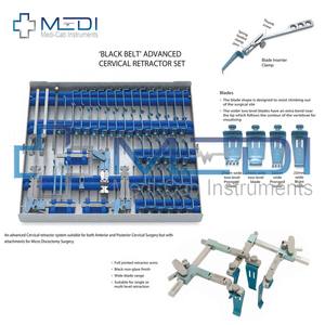 Rétracteur de ceinture noir en titane écarteur cervical avancé orthopédique - Product Image 3